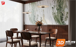 Dining Table Set Skp Files